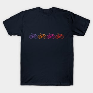 Bike Stripes Pop Art T-Shirt